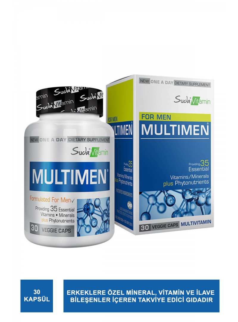 Suda Vitamin Formen Multimen Multivitamin 30 Kapsül