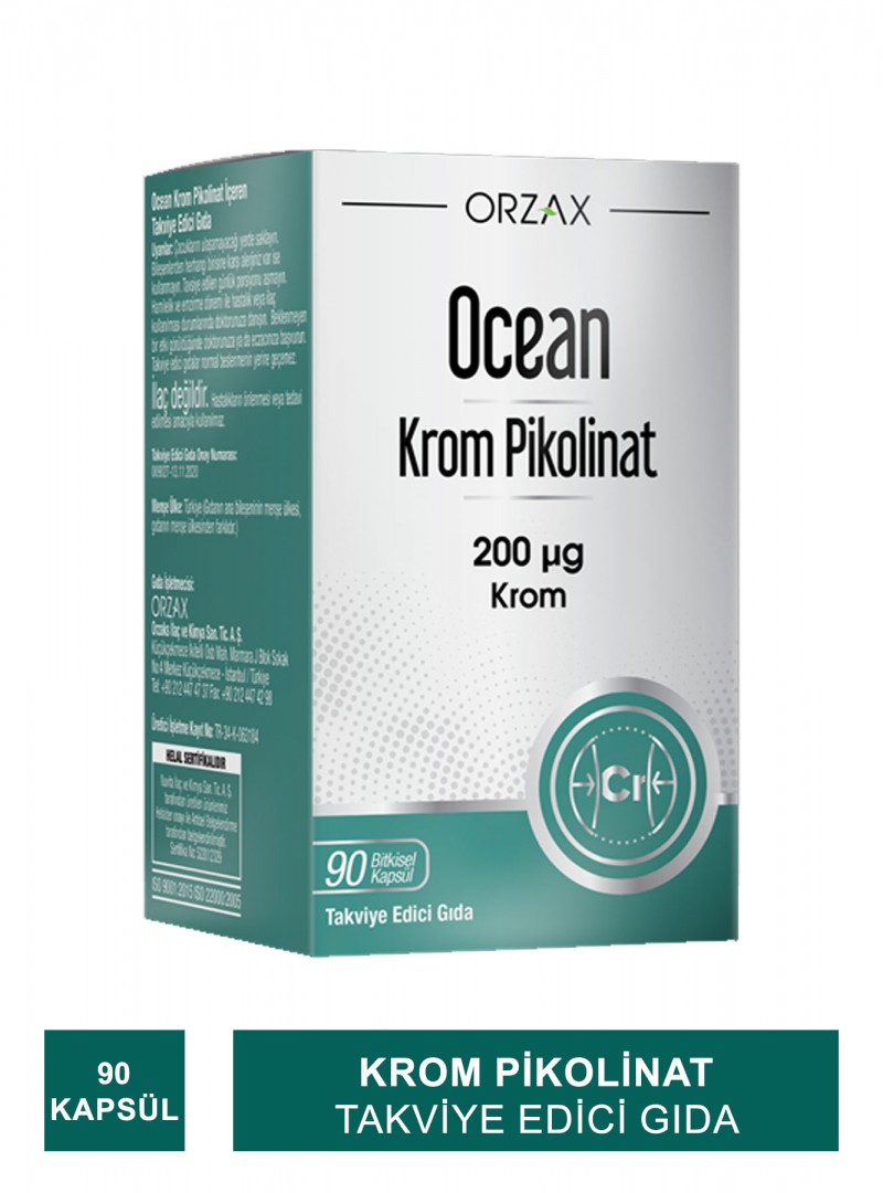 Ocean Krom Pikolinat 90 Kapsül (S.K.T 09-2025)