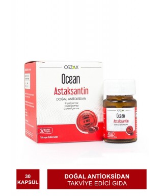 Ocean Astaksantin Doğal Antioksidan 30 Kapsül (S.K.T 07-2025)