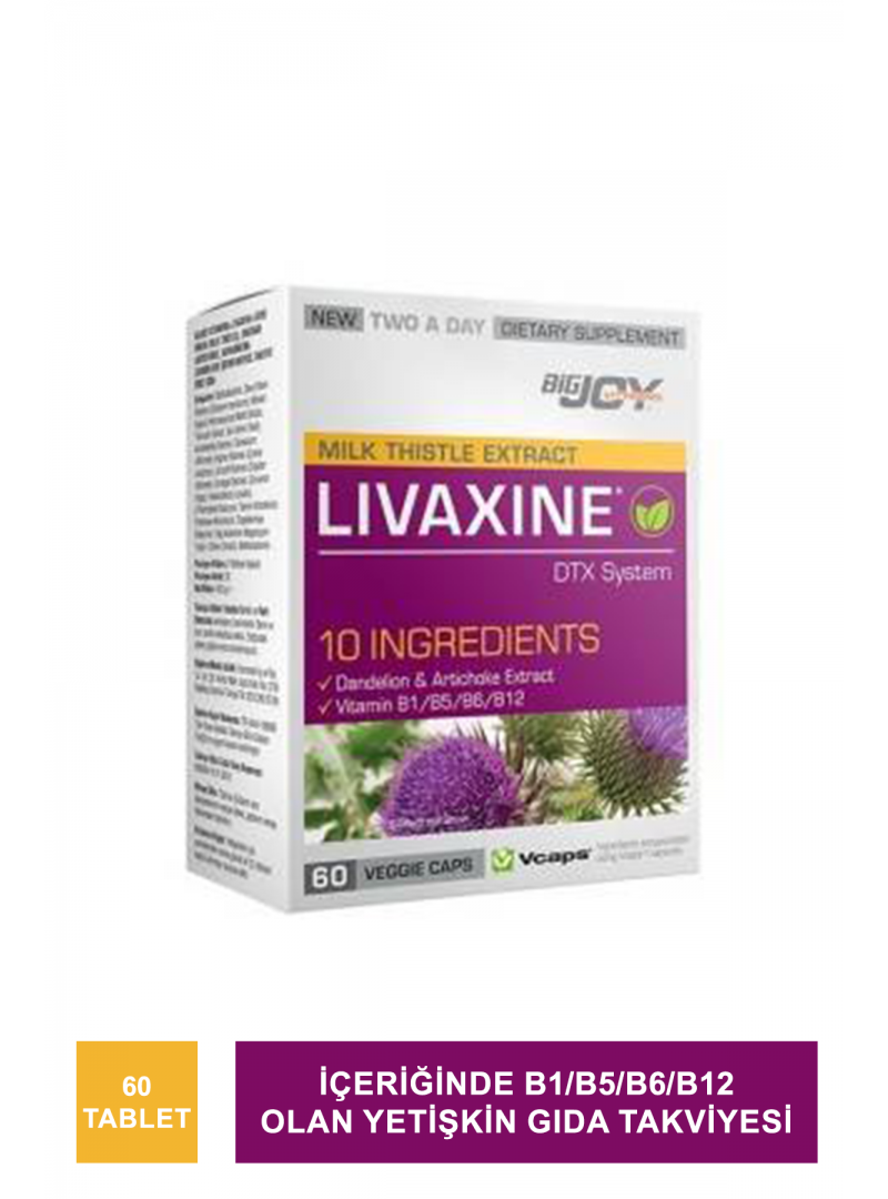 Bigjoy Vitamins Livaxine DTX System 60 Kapsül