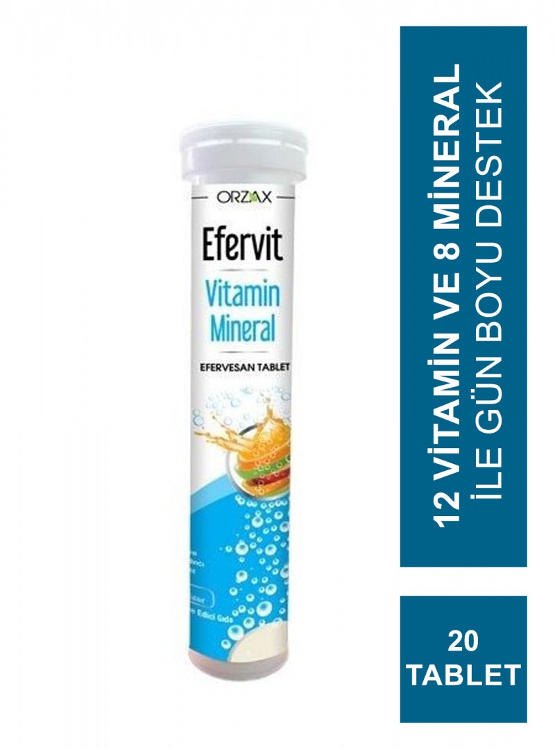 Efervit Vitamin Mineral Efervesan 20 Tablet (S.K.T 08-2023)