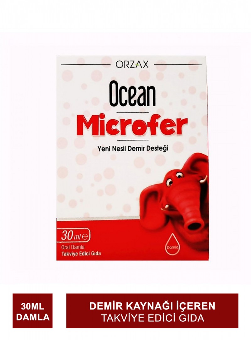 Ocean Microfer Damla 30 ml Takviye Edici Gıda (S.K.T 06-2024)