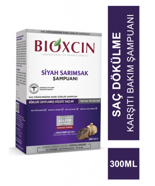Bioxcin Siyah Sarımsak Şampuanı 300 ml | Güçsüz Saçlar