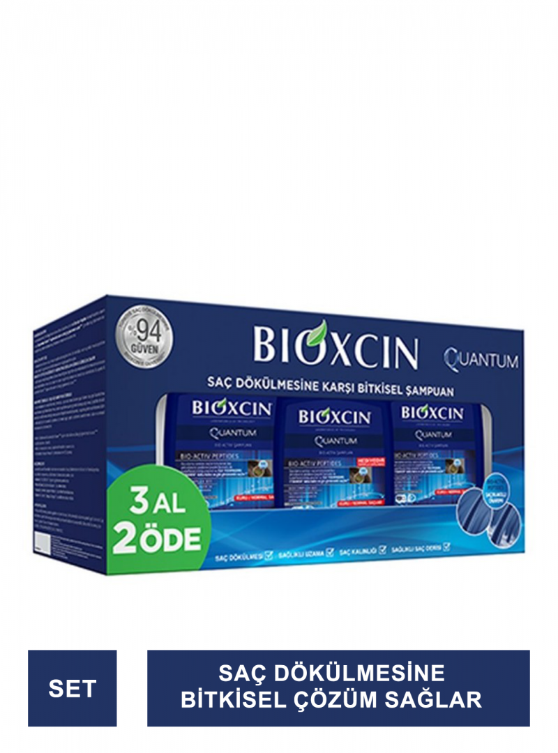 Bioxcin Quantum Şampuan Kuru-Normal Saçlar 3 al 2 öde