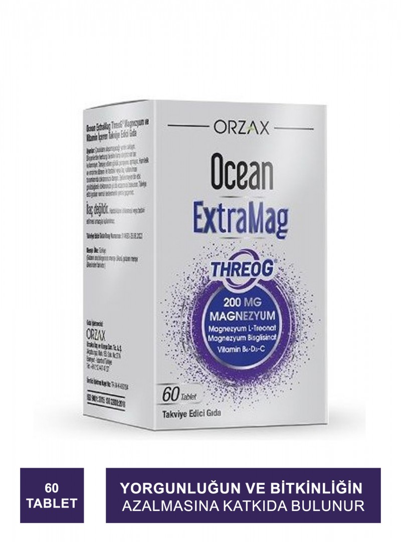 Ocean ExtraMag Threog Takviye Edici Gıda 60 Tablet