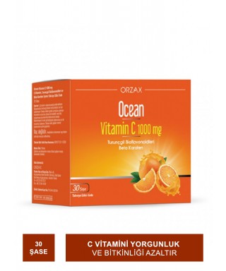 Ocean Vitamin C 1000 mg 30 Şase (S.K.T 01-2024)