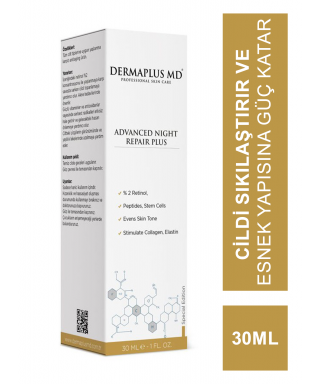 DermaPlus MD Advanced Night Repair Plus 30 ml Anti Aging Gece Kremi