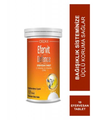 Ocean Efervit Defence C Vitamin 10 Efervesan Tablet (S.K.T 10-2023)