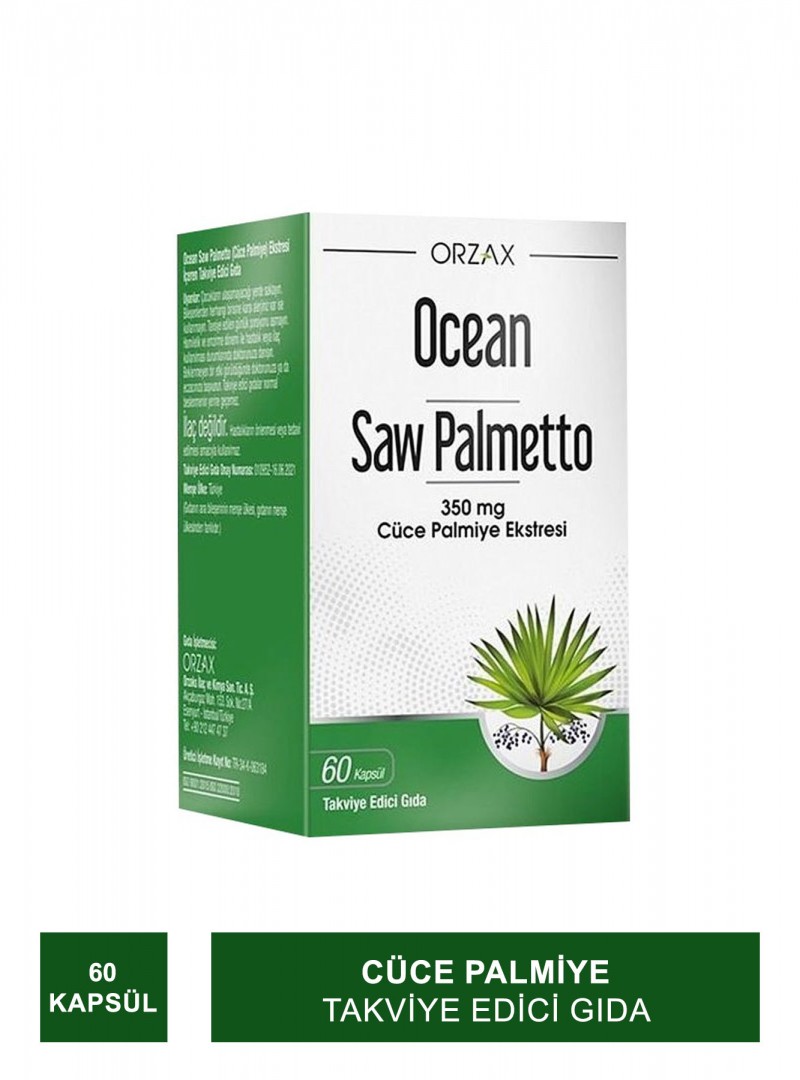 Ocean Saw Palmetto 60 Kapsül (S.K.T 11-2024)