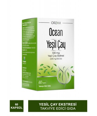 Ocean Green Tea Takviye Edici Gıda 60 Kapsül (S.K.T 04-2025)