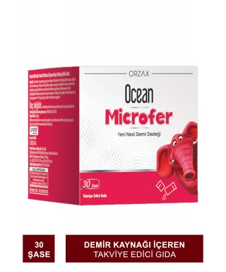 Ocean Microfer 30 Şase Takviye Edici Gıda (S.K.T 04-2024)