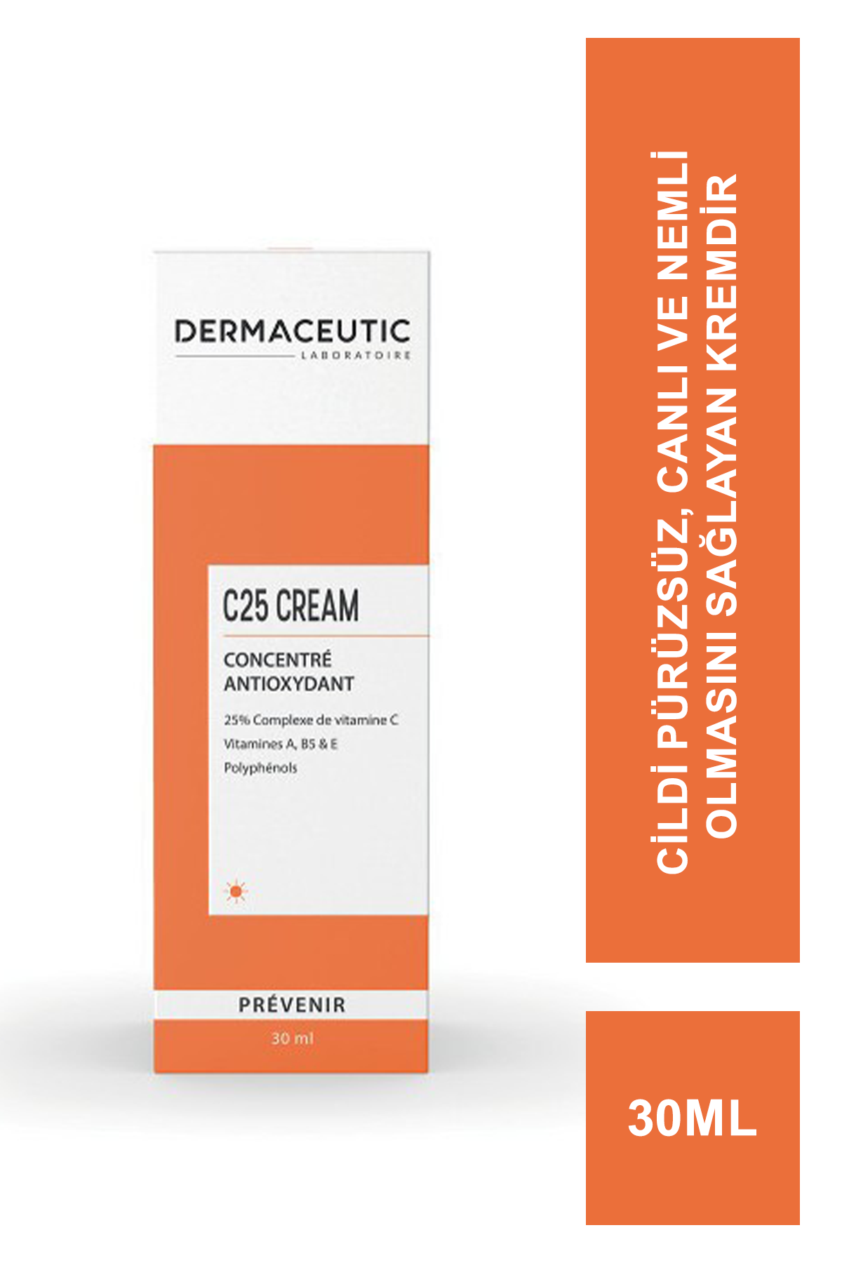 Outlet - Dermaceutic C25 Cream 30ml - Yaşlanma Karşıtı Gündüz Bakım Kremi (S.K.T 09-2024)
