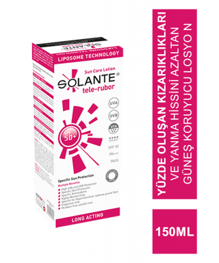 Solante Tele-Rubor Lotion Spf 50 150 ml - Güneş Koruyucu Losyon