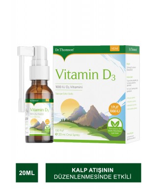 Dr. Thomson Vitamin D3 1000IU Sprey 20 ml (S.K.T 08-2023)