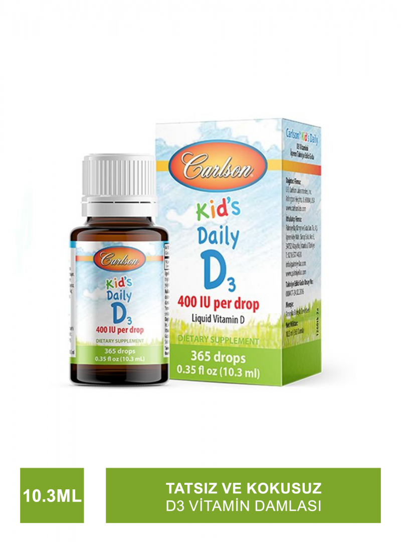 Carlson Kid's Super Daily D3 Damla 10.3 ml