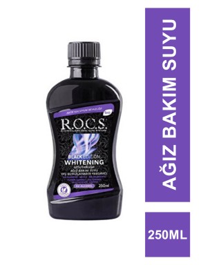 Rocs Black Edition Whitening Ağız Bakım Suyu 250 ml