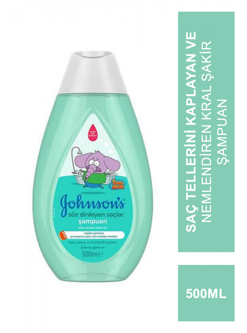 Johnsons Baby Şampuan Kral Şakir Söz Dinleyen Saçlar 500 ml