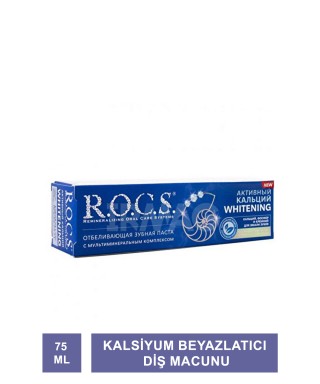 Rocs Aktif Kalsiyum Beyazlatıcı Diş Macunu 75 ml