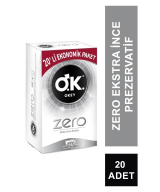 Okey Zero Prezervatif 20 Adet