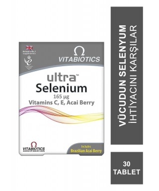 Vitabiotics Ultra Selenium 165mg 30 Tablet (S.K.T 02-2024)