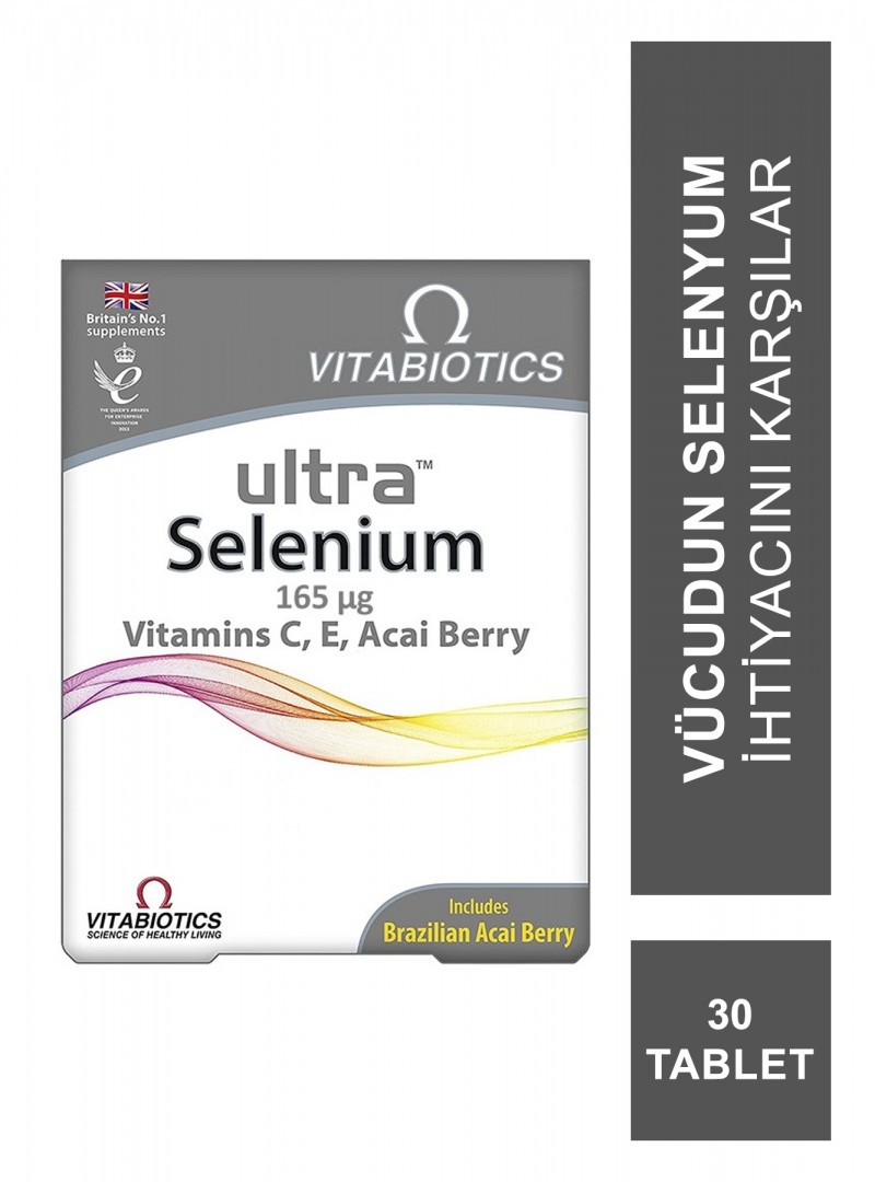 Vitabiotics Ultra Selenium 165mg 30 Tablet (S.K.T 02-2024)