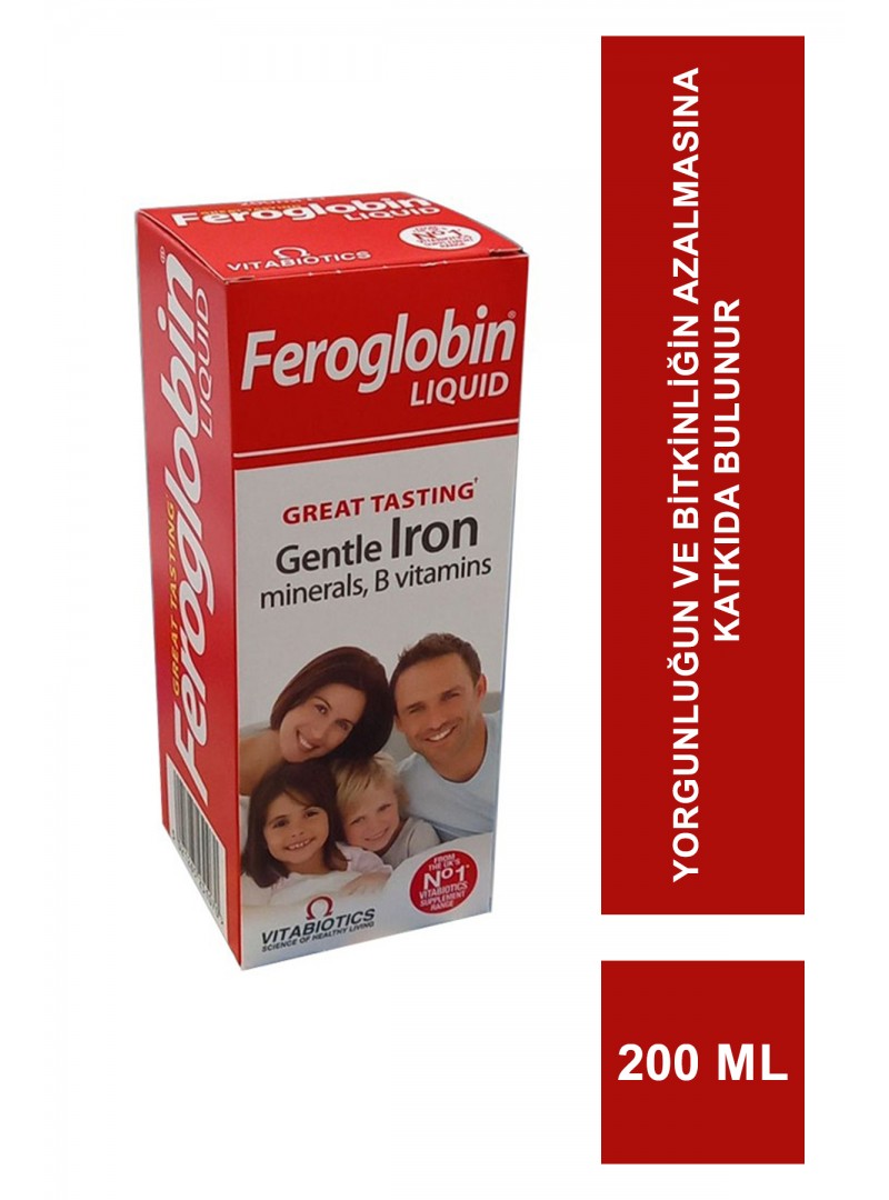 Vitabiotics Feroglobin Liquid Şurup 200 ml