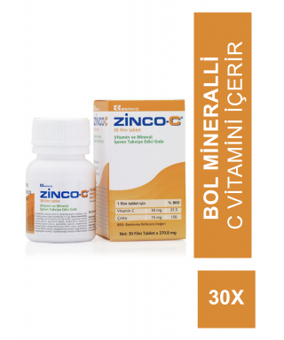 Zinco-c  15 mg 30 Tablet (S.K.T 06-2023)