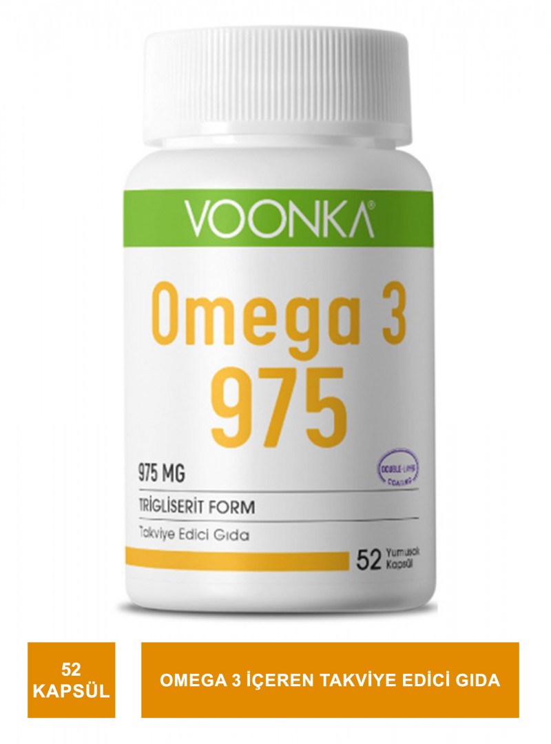 Voonka Omega 3 975 mg 52 Kapsül