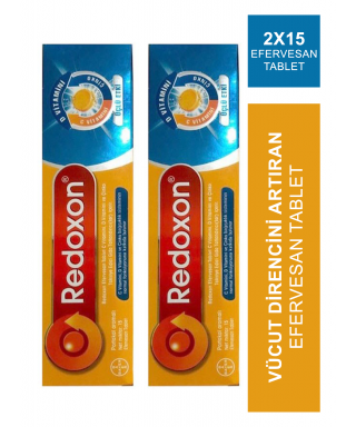 Redoxon 3'lü Etkili 15 Efervesan Tablet 2 Paket