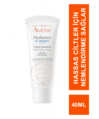 Avene Hydrance UV- Spf 30 Rich Nemlendirici Krem 40 ml (S.K.T 05-2025)