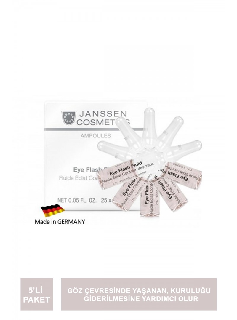 Janssen Eye Flash Fluid Göz Çevresi Ampul 5'li Paket