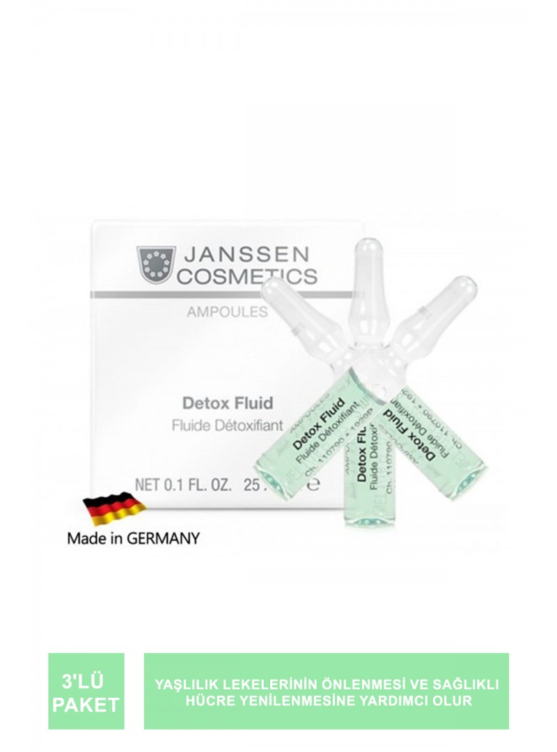 Janssen Detox Fluid Ampul 3'lü Paket