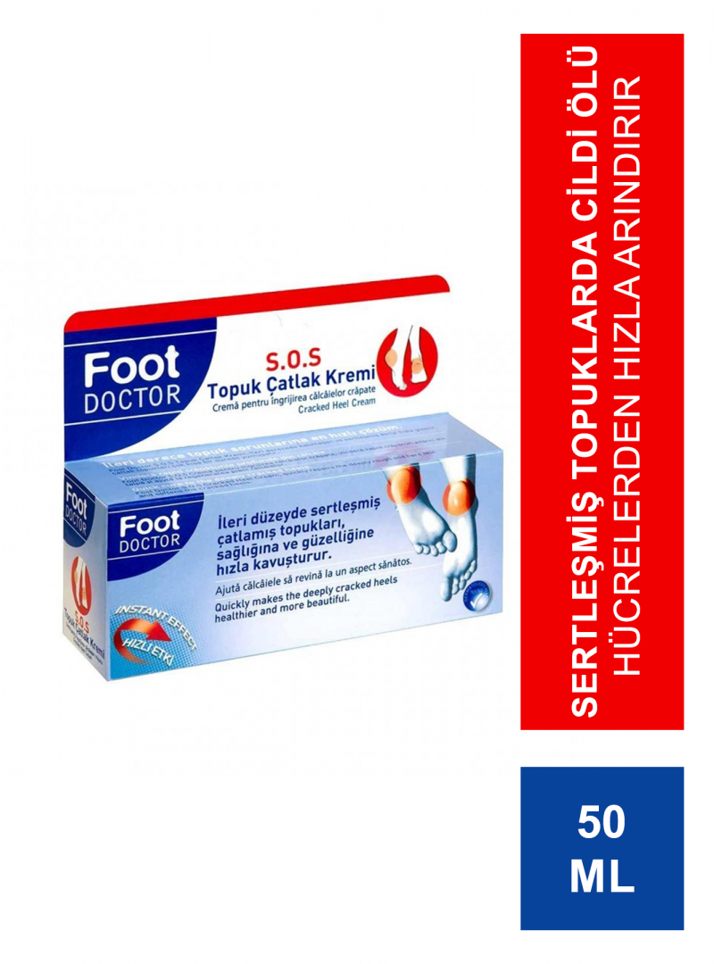 Foot Doctor S.O.S Topuk Çatlak Kremi 50 ml