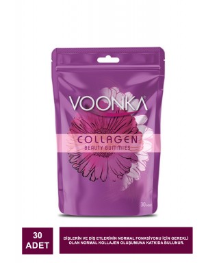Voonka Beauty Collagen Gummies Takviye Edici Gıda 30 Adet