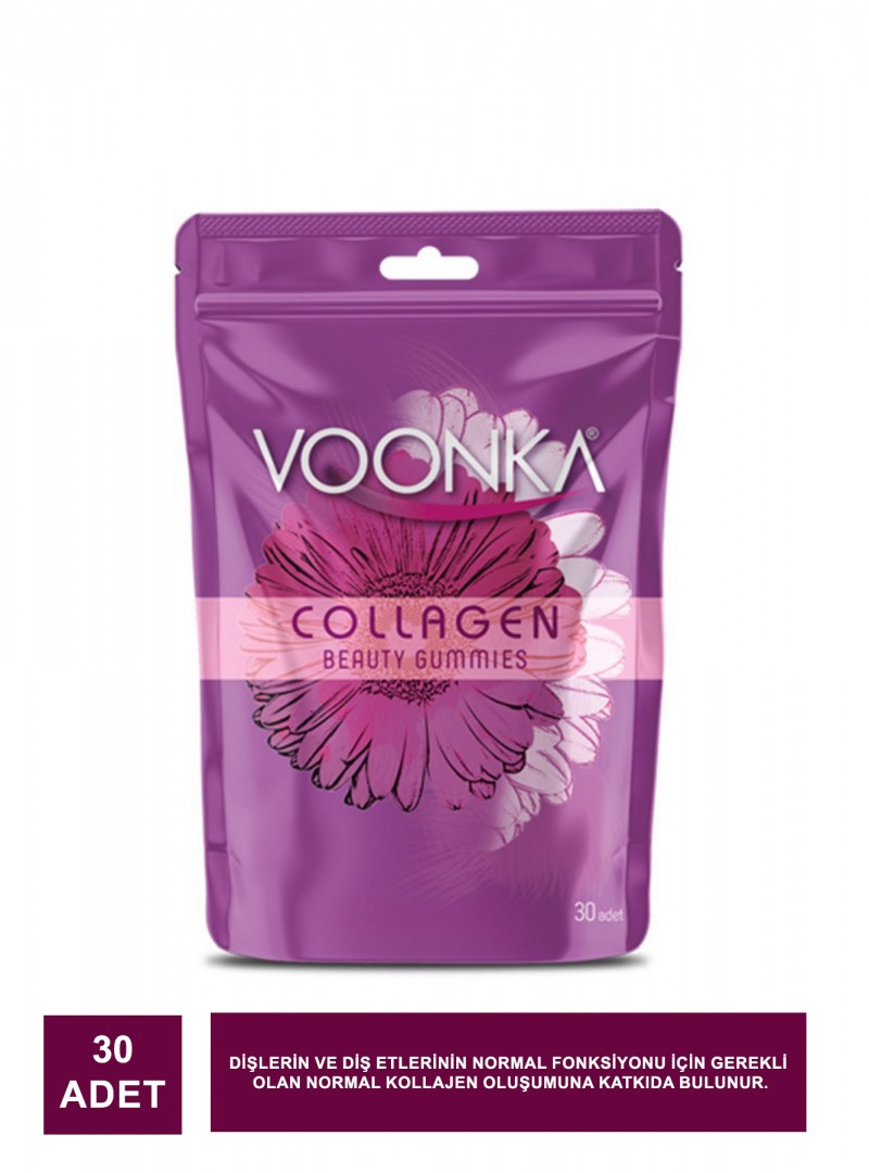 Voonka Beauty Collagen Gummies Takviye Edici Gıda 30 Adet