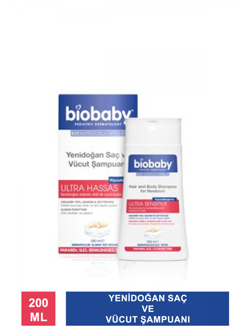 Biobaby Yenidoğan Saç ve Vücut Şampuanı 150 ml