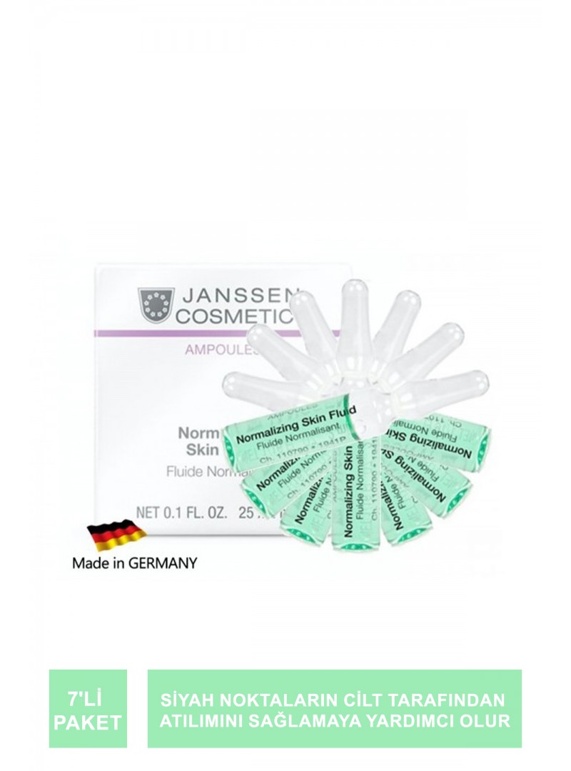 Janssen Normalizing Skin Fluid Yağlı / Akneli Cilt Ampul 7'li Paket