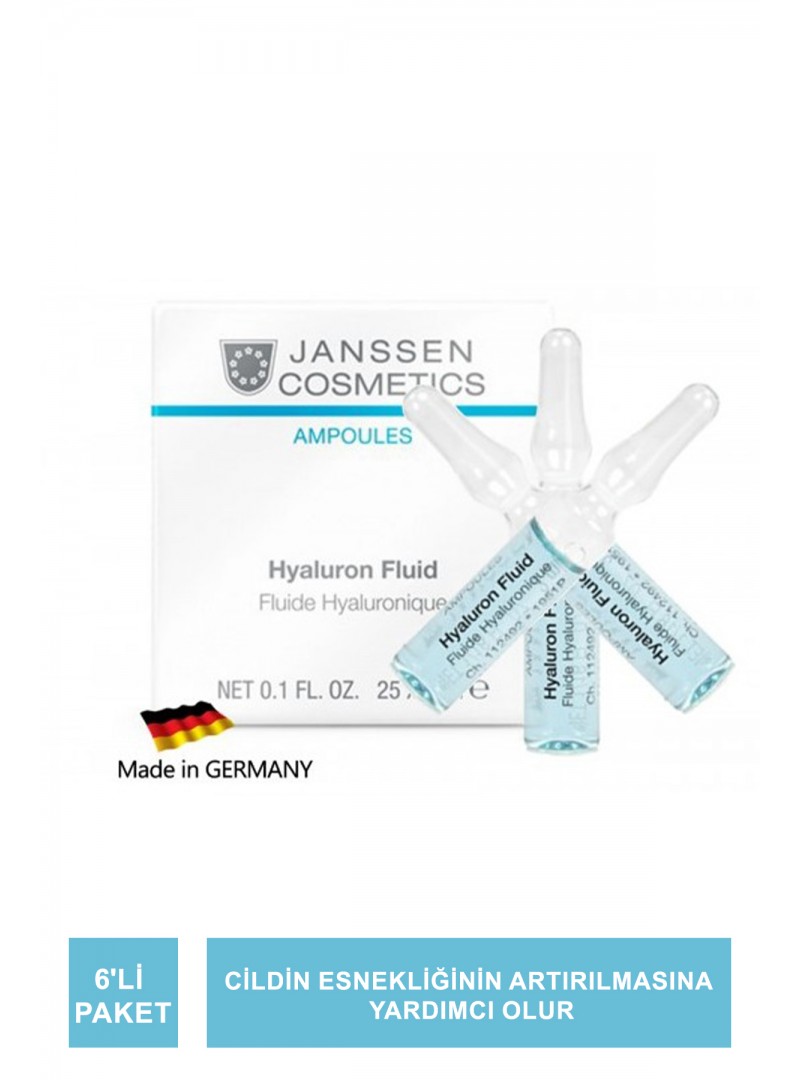 Janssen Hyaluron Fluid Hyarülonik Asit Ampul 6'lü Paket