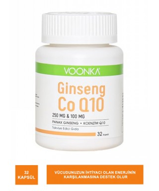Voonka Ginseng Coenzyme Q10 32 Kapsül