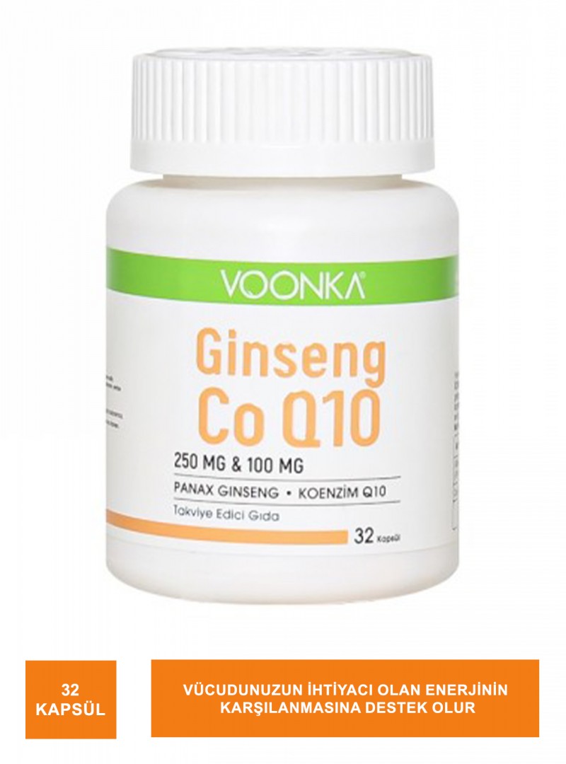 Voonka Ginseng Coenzyme Q10 32 Kapsül