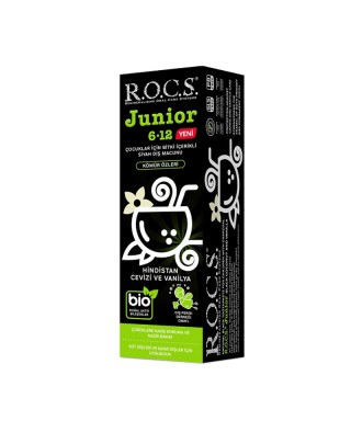 Rocs Junior 6-12 Hindistan Cevizi ve Vanilya Özlü Diş Macunu 60 ml