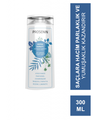 Prosenin Kepek Karşıtı Saç Bakım Şampuanı 300 ml (S.K.T 01-2023)