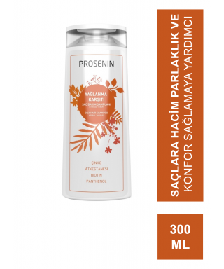 Prosenin Yağlanma Karşıtı Saç Bakım Şampuanı 300 ml (S.K.T 01-2023)