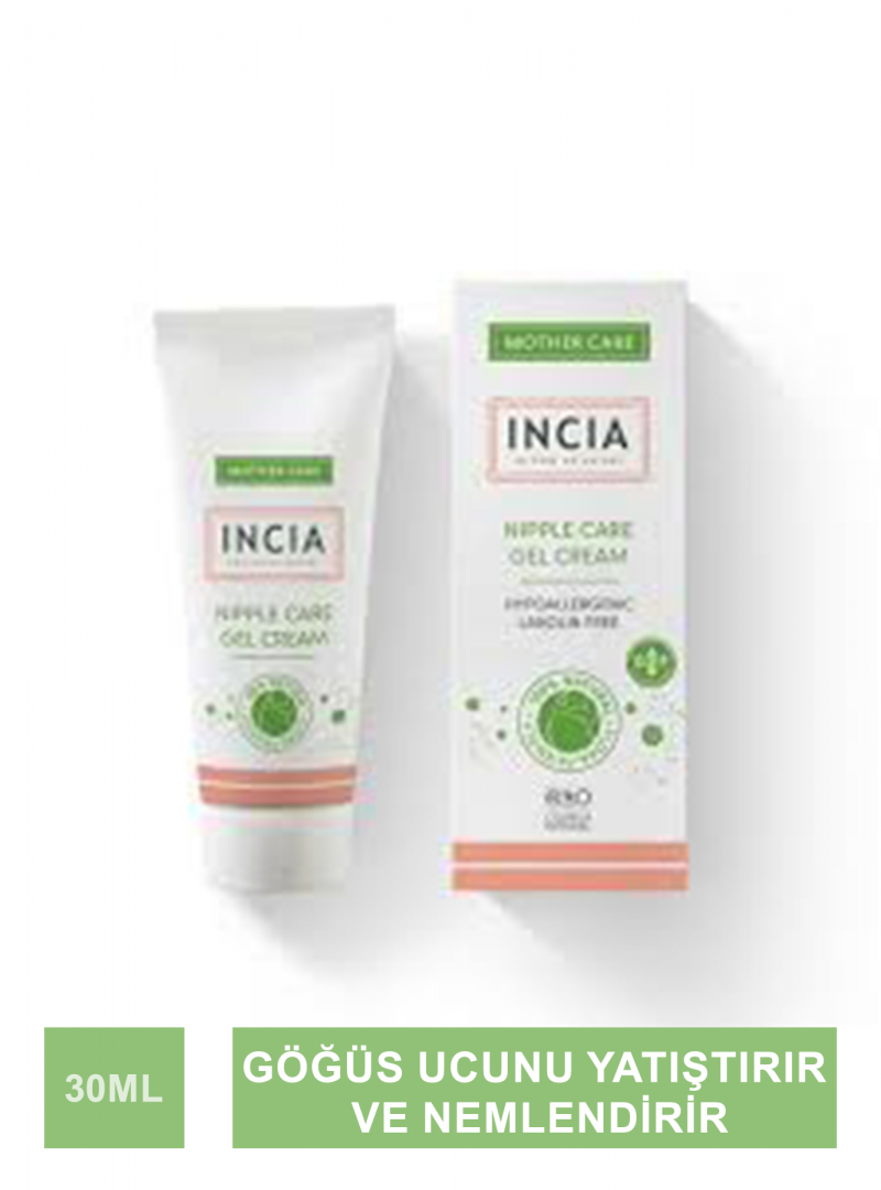 Incia Nipple Care Gel Cream 30 ml Göğüs Ucu Bakım Kremi (S.K.T 11-2025)
