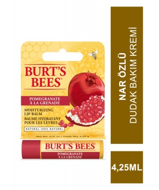 Burts Bees Replenishing Lip Balm 4,25 ml Nar Özlü Dudak Bakım Kremi