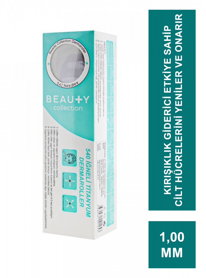 Beauty Face 540 İğneli Titantum Dermaroller 1,00mm