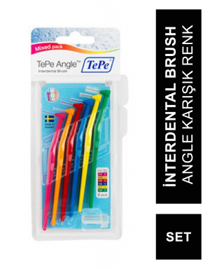 TEPE İnterdental Brush Angle Karışık Renk Mix Set