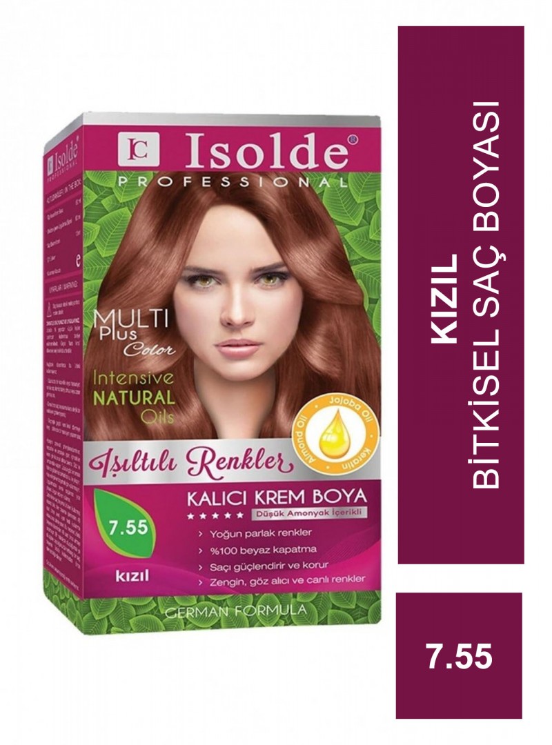 Zigavus Isolde Bitkisel Saç Boyası 7.55 ( Kızıl )