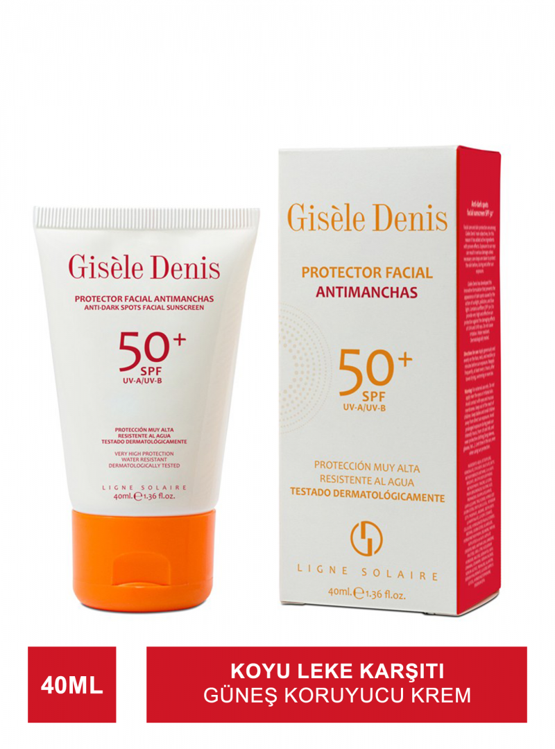 Gisele Denis Anti Dark Facial Suncreen SPF50+ ( Yüz İçin Leke Karşıtı Güneş Koruma Kremi ) 40 ml