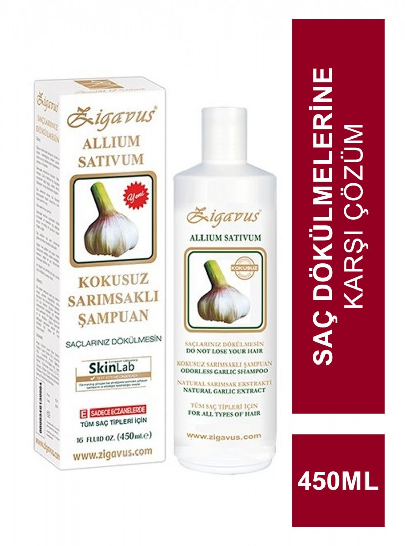 Zigavus Kokusuz Sarımsak Ekstraklı Şampuan 450ml